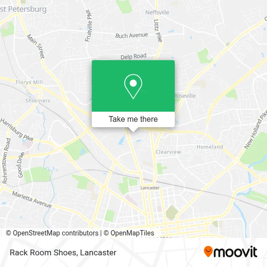 Rack Room Shoes map