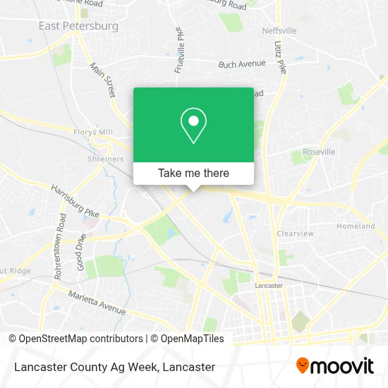 Lancaster County Ag Week map