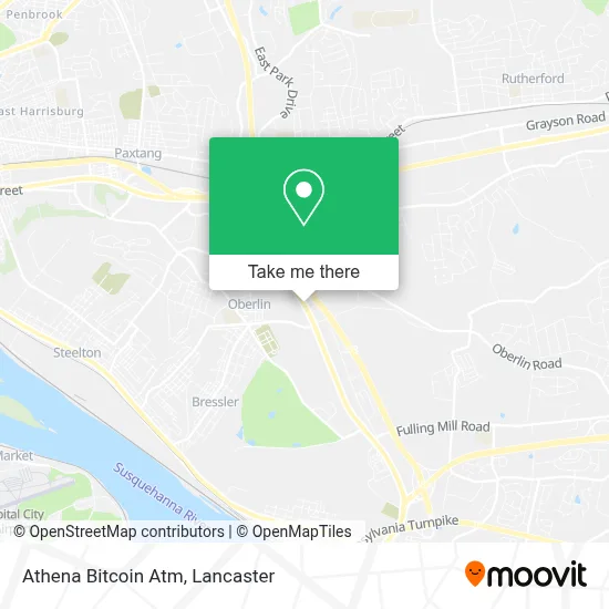 Athena Bitcoin Atm map