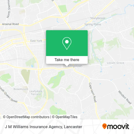 J M Williams Insurance Agency map