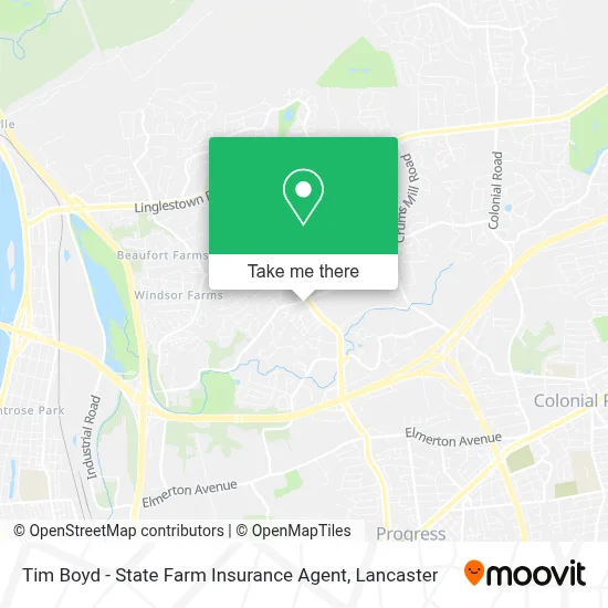 Tim Boyd - State Farm Insurance Agent map