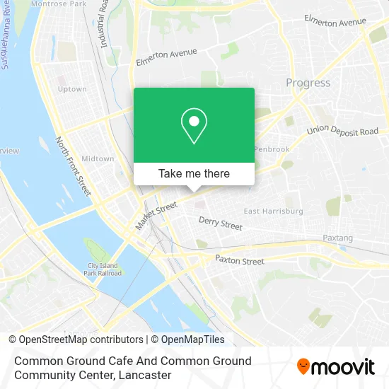 Common Ground Cafe And Common Ground Community Center map