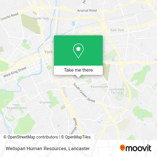 Wellspan Human Resources map