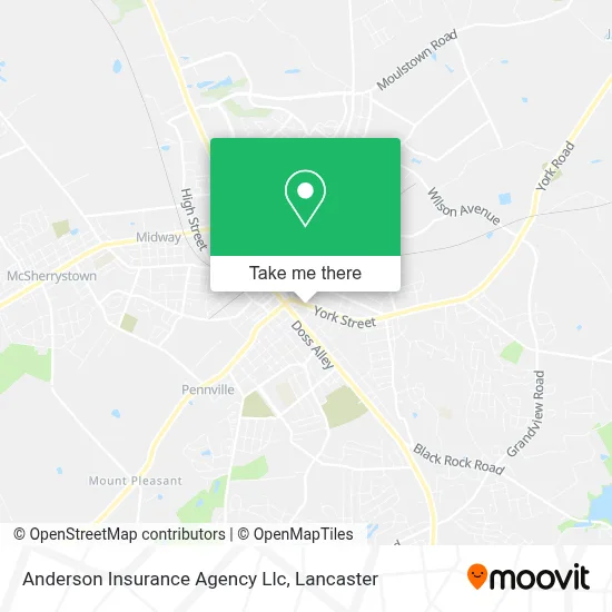 Anderson Insurance Agency Llc map