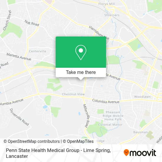 Penn State Health Medical Group - Lime Spring map