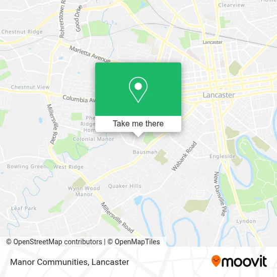 Manor Communities map