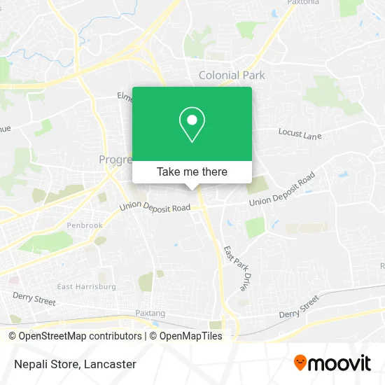Nepali Store map