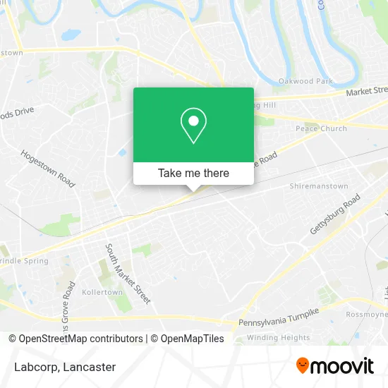 Labcorp map
