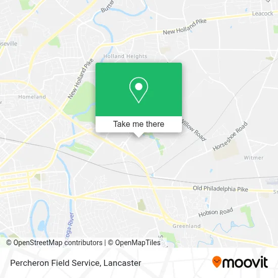 Percheron Field Service map