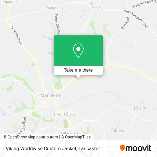 Viking Worldwise Custom Jacket map