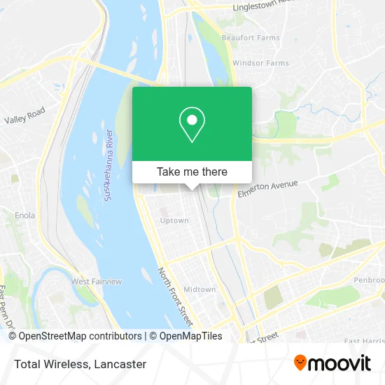 Total Wireless map