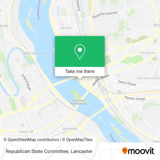 Republican State Committee map