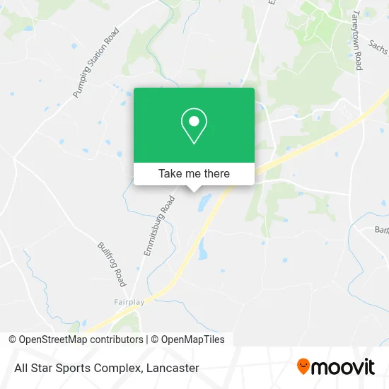 All Star Sports Complex map