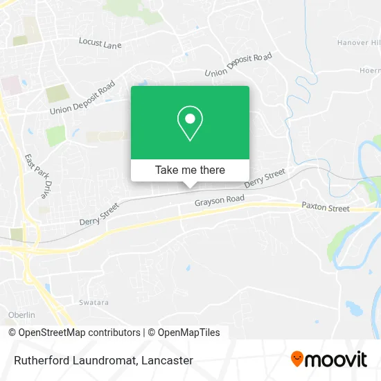 Rutherford Laundromat map