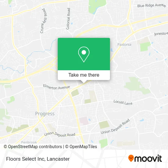 Floors Select Inc map