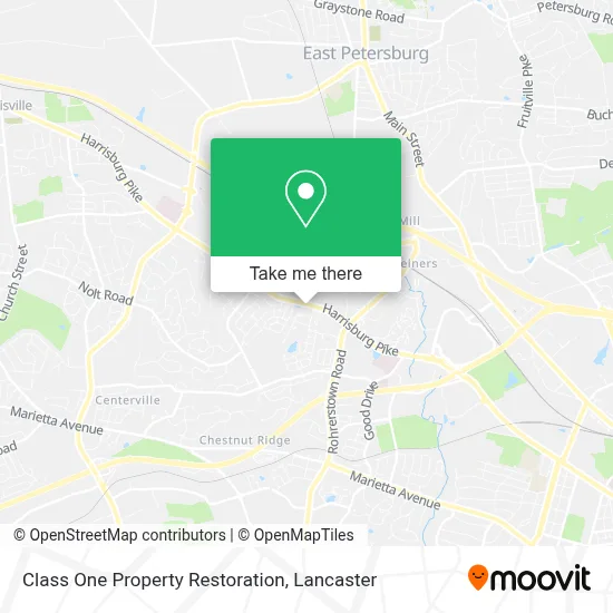 Class One Property Restoration map