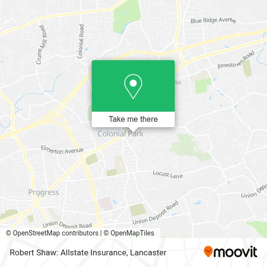 Robert Shaw: Allstate Insurance map