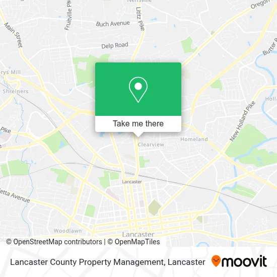 Lancaster County Property Management map