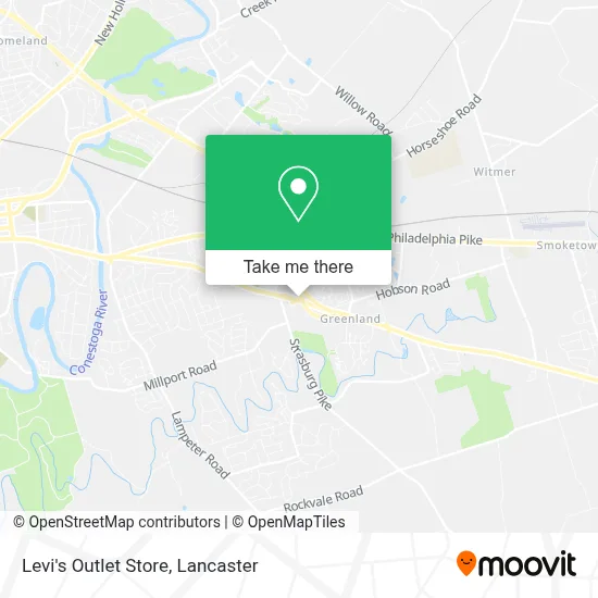 Levi's Outlet Store map