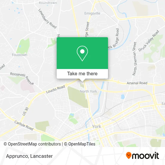 Apprunco map