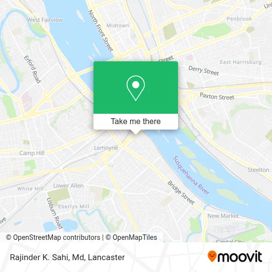 Rajinder K. Sahi, Md map