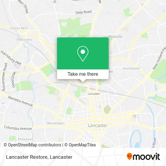 Lancaster Restore map