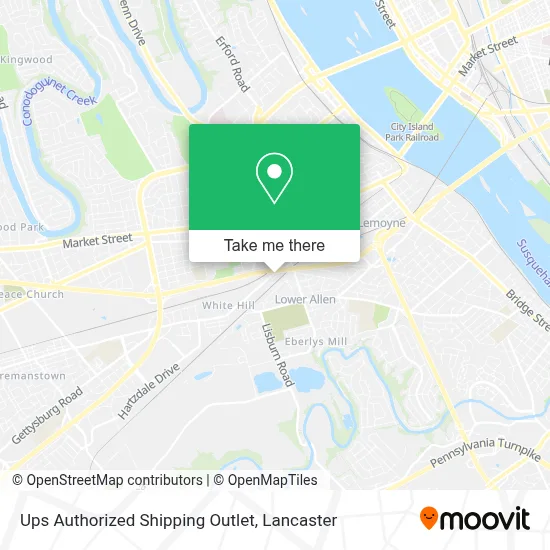 Ups Authorized Shipping Outlet map