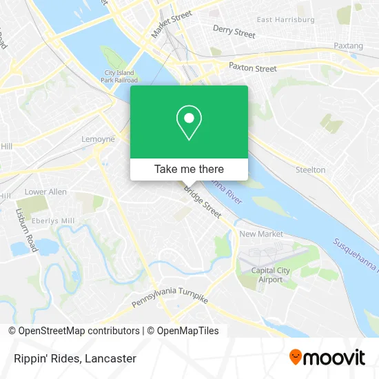 Rippin' Rides map