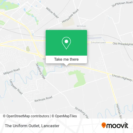 The Uniform Outlet map