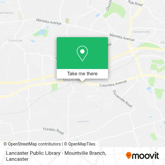 Lancaster Public Library - Mountville Branch map