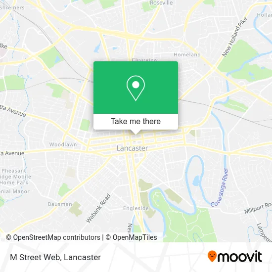 M Street Web map