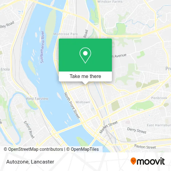 Autozone map