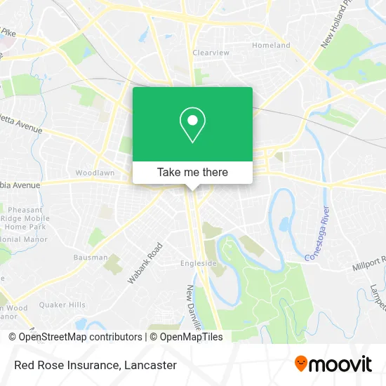 Red Rose Insurance map