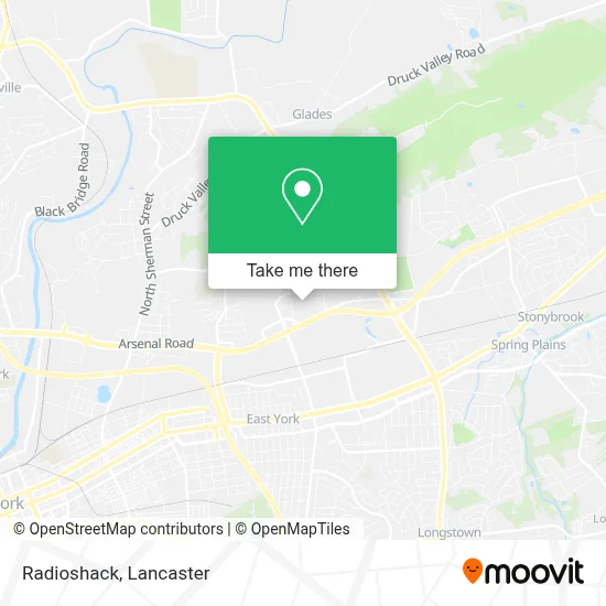 Radioshack map