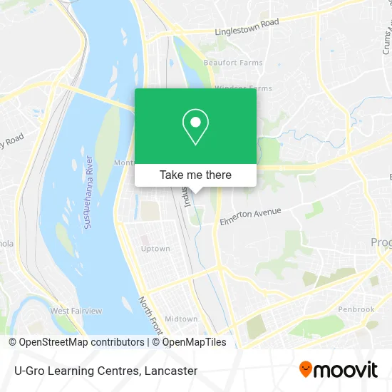 U-Gro Learning Centres map
