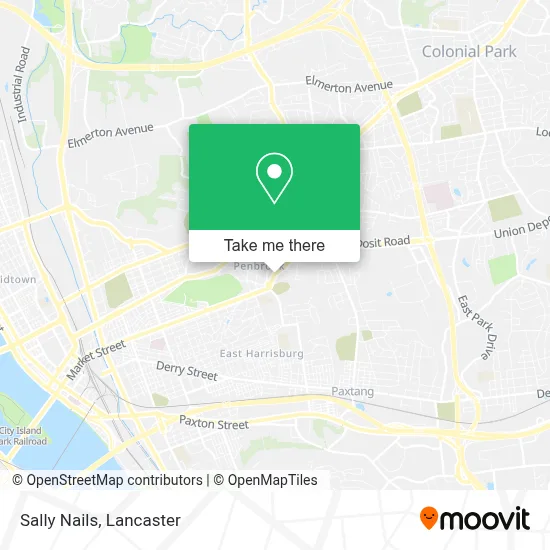 Sally Nails map
