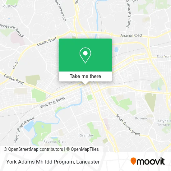 York Adams Mh-Idd Program map