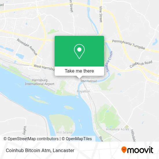 Coinhub Bitcoin Atm map