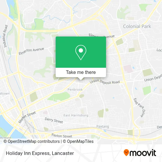 Holiday Inn Express map