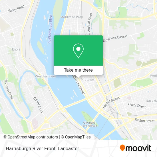 Harrisburgh River Front map