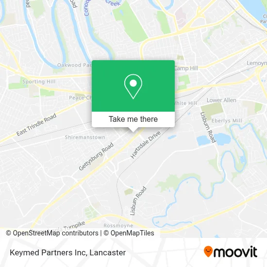 Keymed Partners Inc map