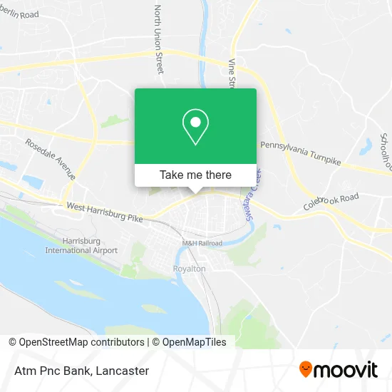 Atm Pnc Bank map
