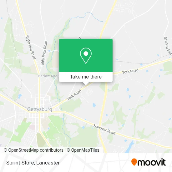 Sprint Store map