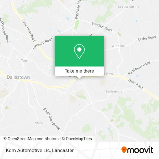 Kdm Automotive Llc map