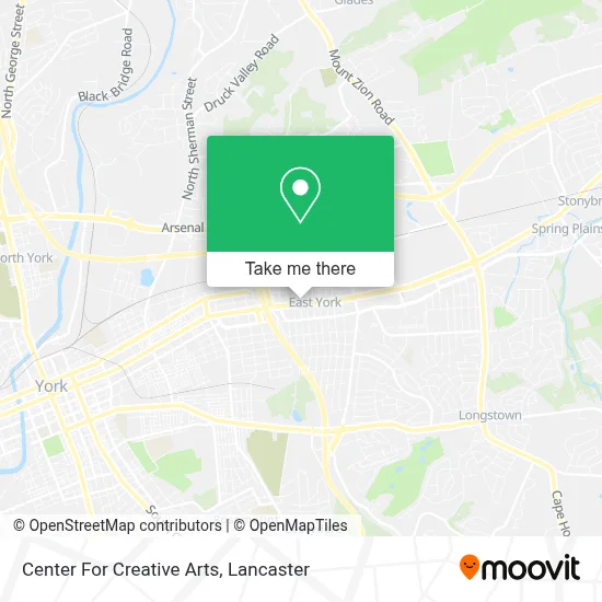 Center For Creative Arts map