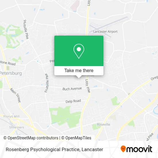 Rosenberg Psychological Practice map