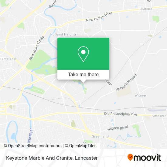 Keystone Marble And Granite map