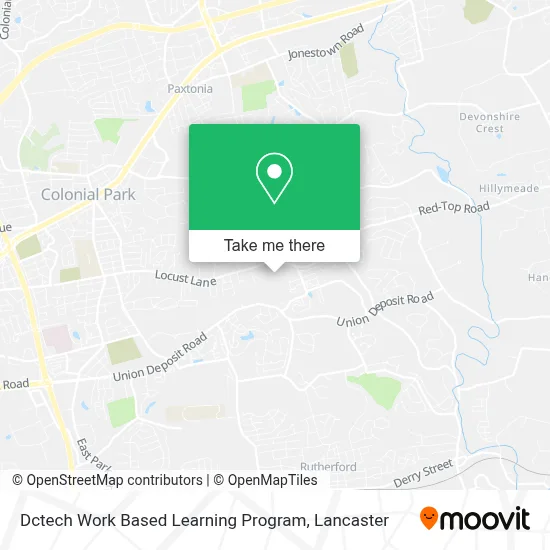 Mapa de Dctech Work Based Learning Program