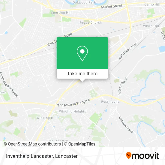 Inventhelp Lancaster map