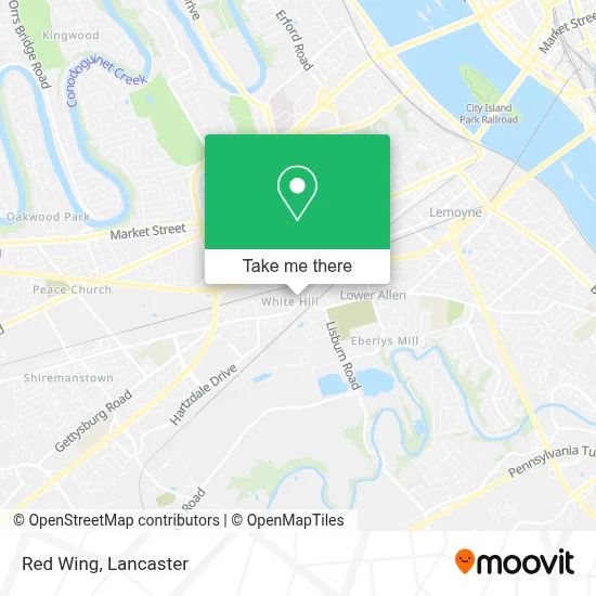 Red Wing map